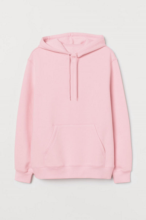 H&M Huvtröja Relaxed Fit rosa