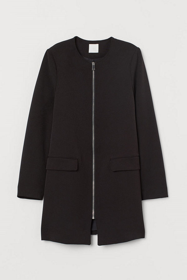H&M Kort kappa svart