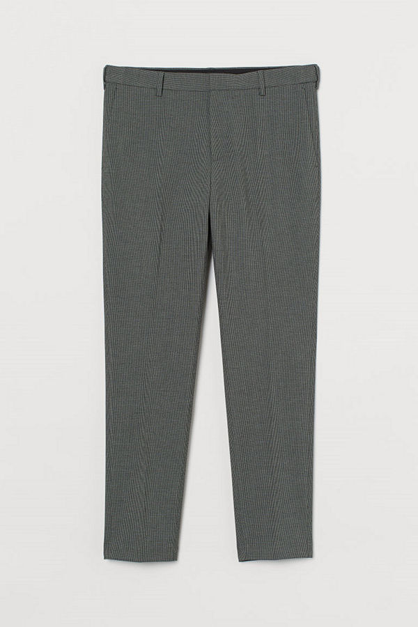 H&M Kostymbyxa Skinny Fit grå