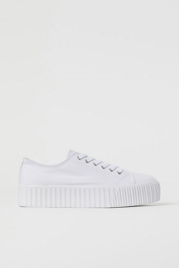 H&M Platåsneakers vit