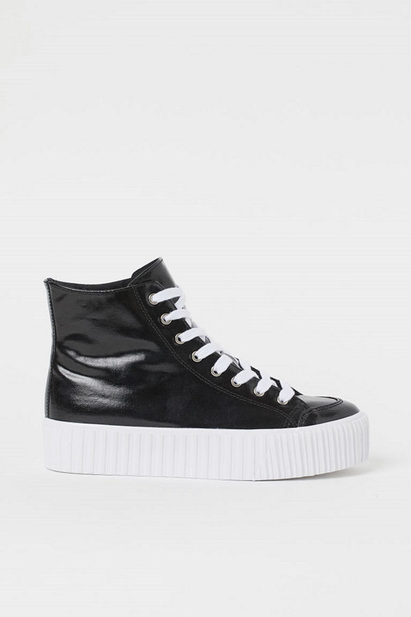 H&M Platåsneakers svart