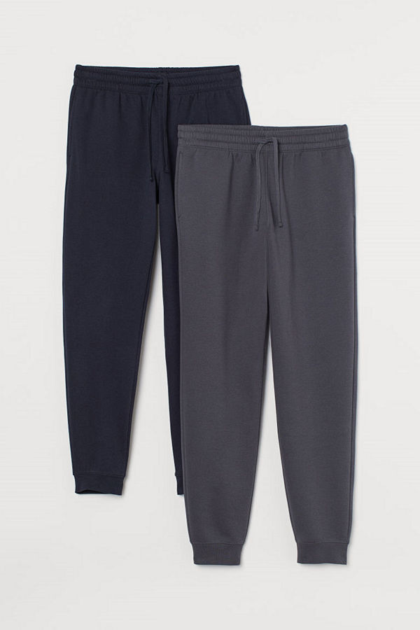 H&M 2-pack sweatpants grå