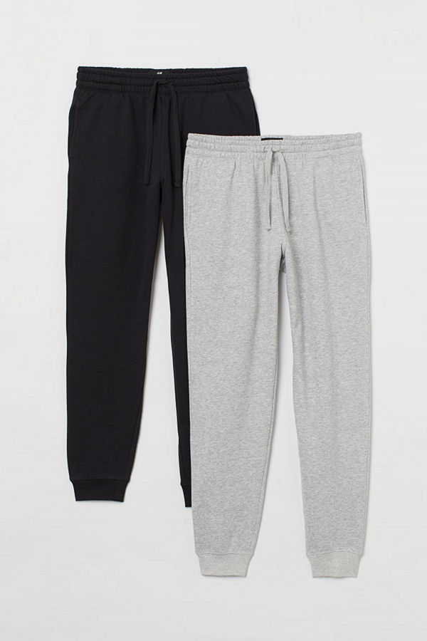 H&M 2-pack sweatpants svart