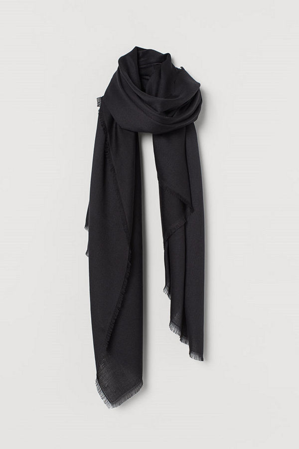 H&M Scarf svart