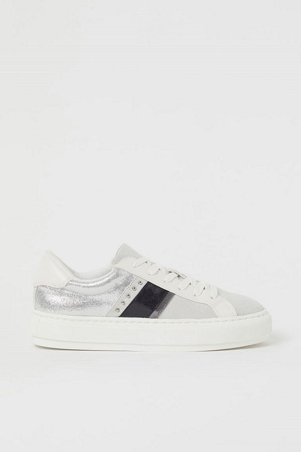 H&M Sneakers i mockaimitation beige