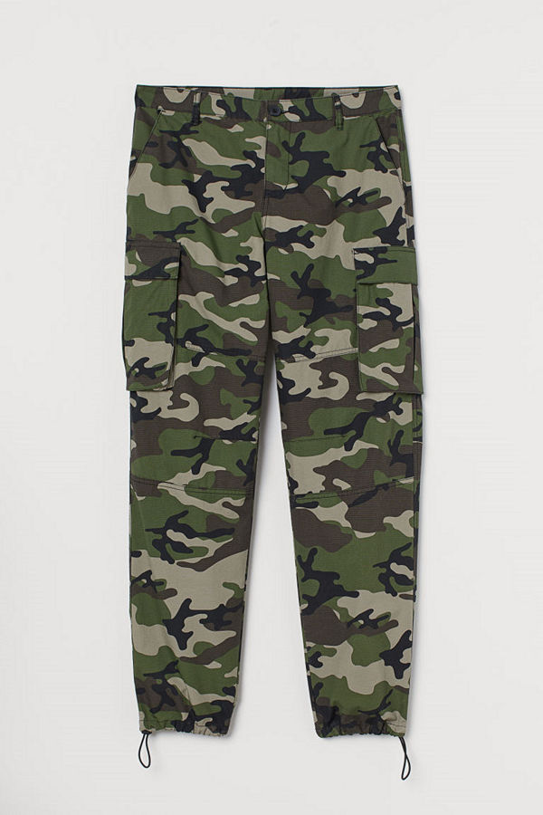 H&M Cargobyxa Regular Fit grön
