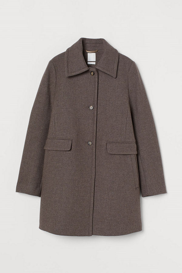 H&M Kappa i ullmix beige
