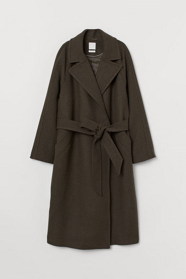 H&M Kappa i ullmix beige