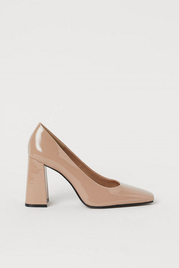 H&M Lackade pumps beige