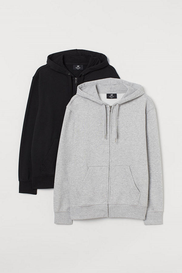 H&M 2-pack munkjacka Regular Fit grå