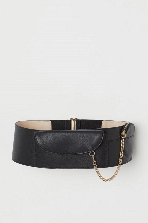 H&M Midjeskärp med väskor svart