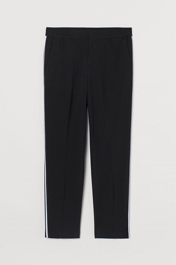 H&M Byxa Slim Fit svart