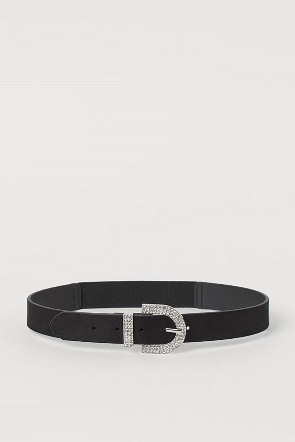 H&M Midjeskärp med strass svart