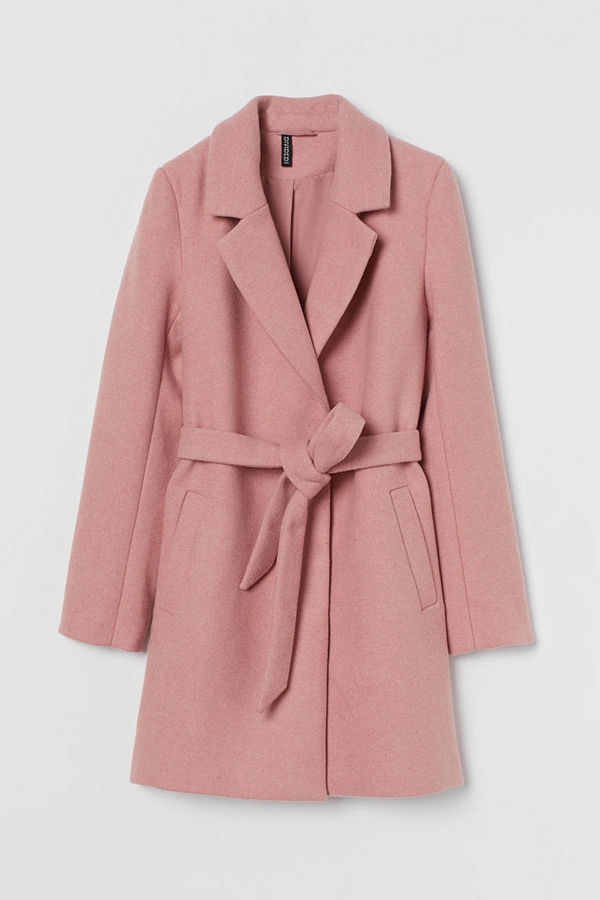 H&M Kappa i ullmix rosa