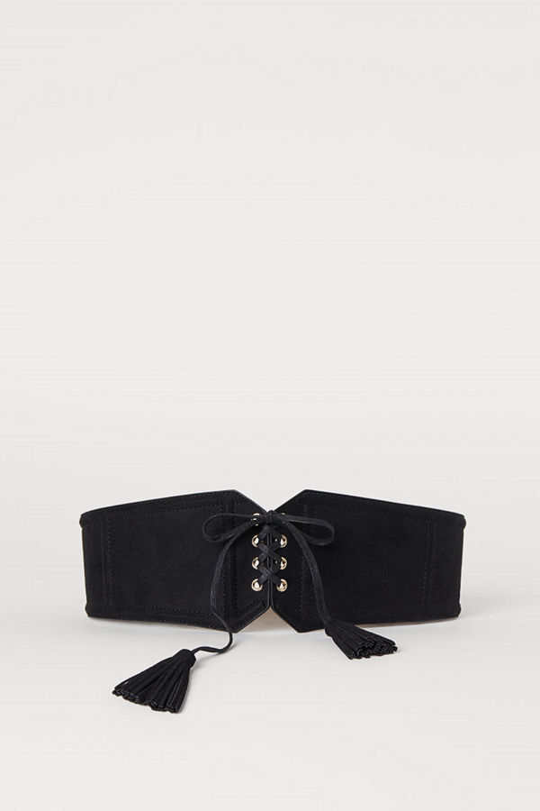 H&M Korsettbälte svart