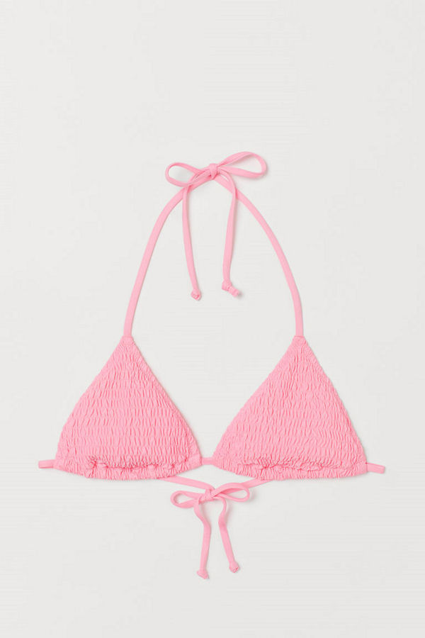 H&M Trekantsbikini-bh rosa
