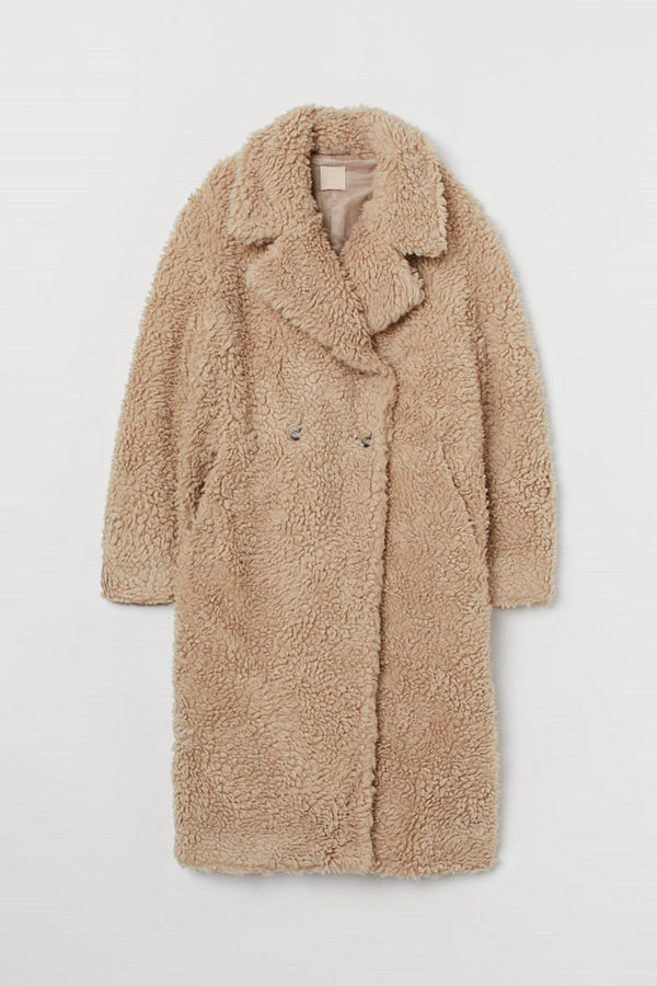 H&M Pilekappa i ullmix beige