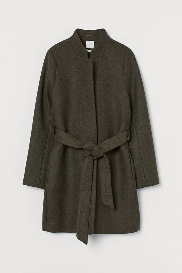H&M Kappa i ullmix beige