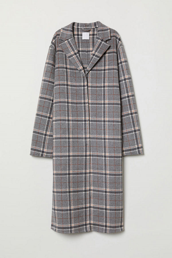 H&M Kappa i kashmirmix grå