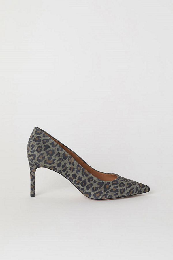 H&M Pumps i mocka svart