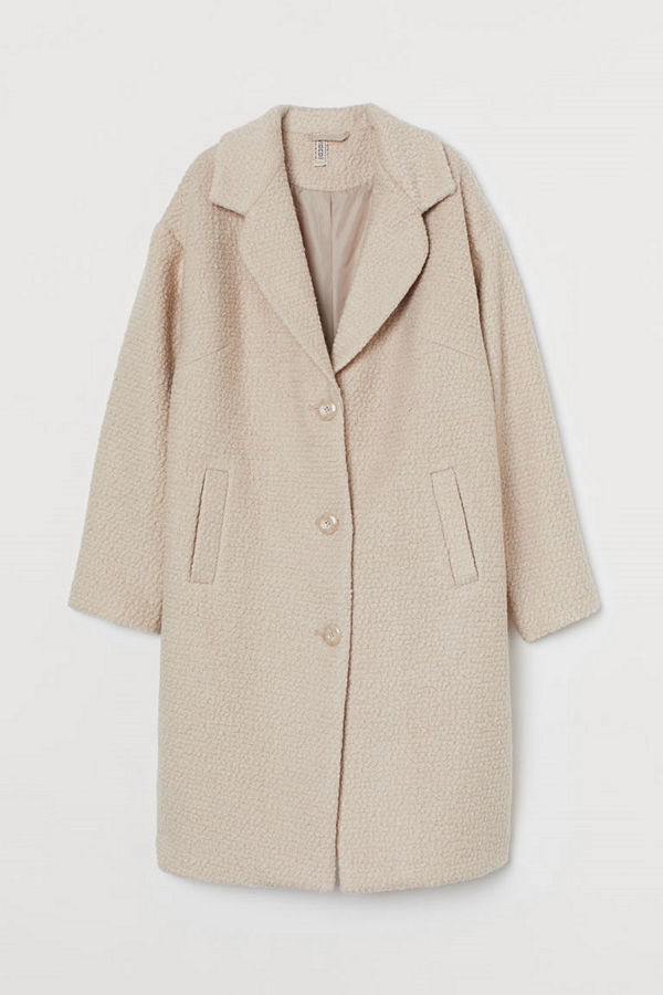 H&M Kappa i ullmix beige