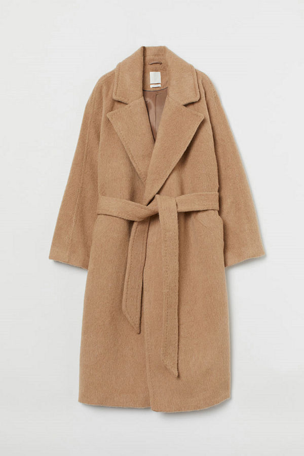 H&M Kappa i ullmix beige