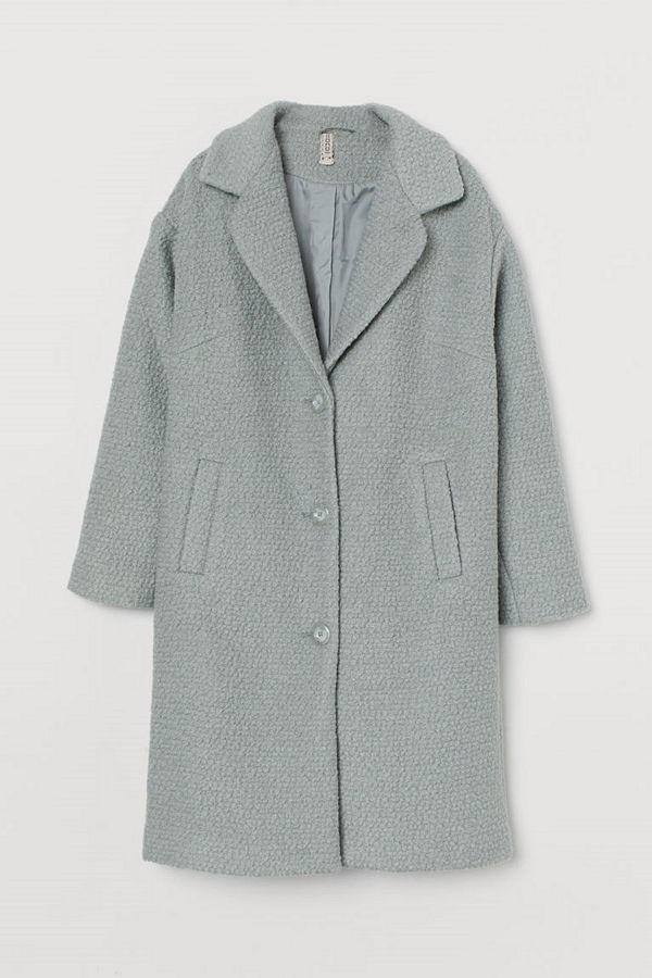 H&M Kappa i ullmix turkos