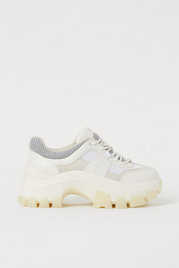 H&M Chunky sneakers vit