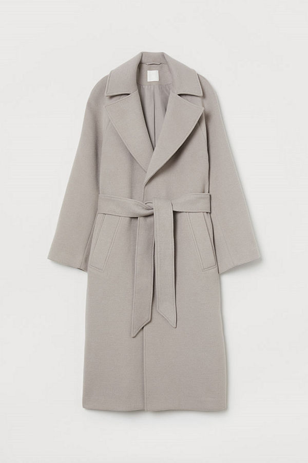 H&M Filtad kappa med skärp brun
