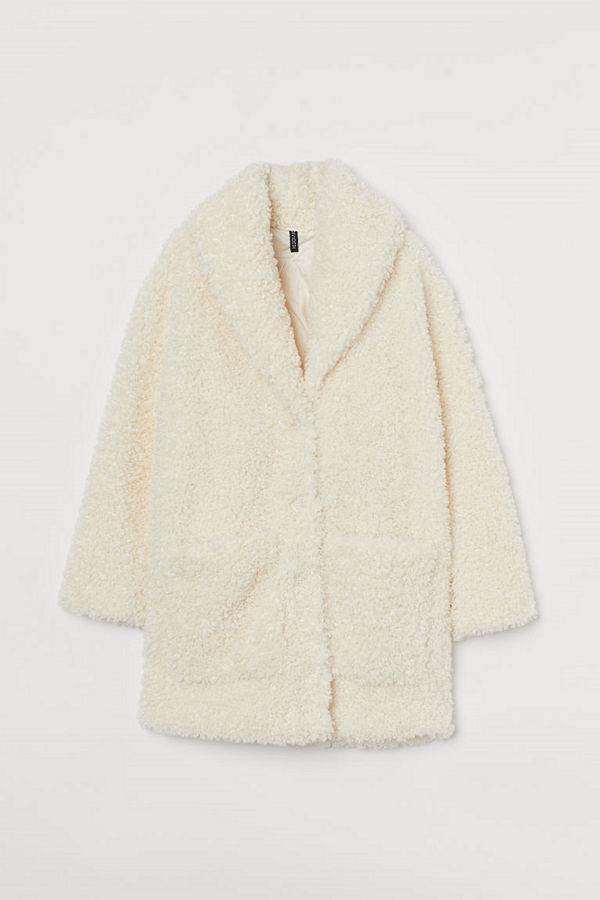 H&M Kappa i pile vit