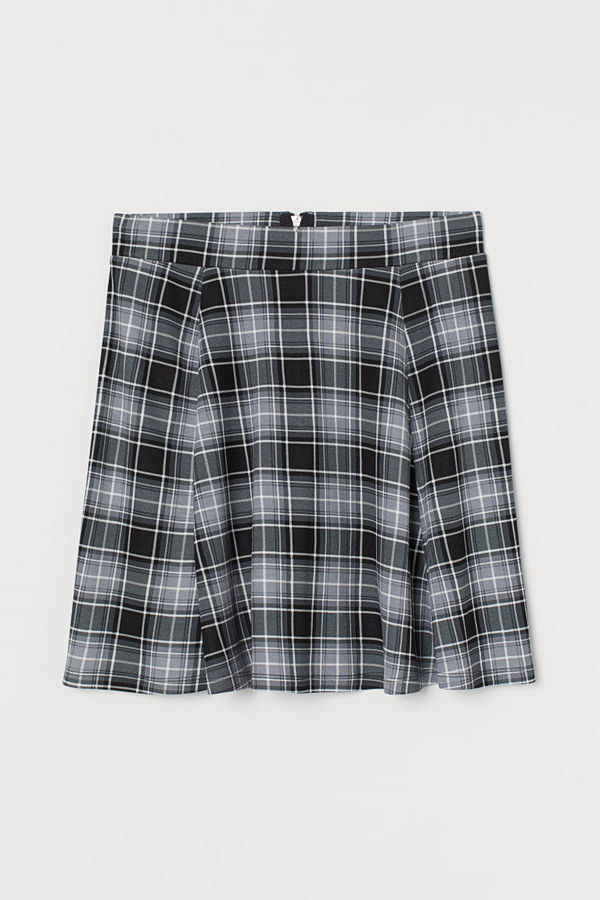 H&M Cirkelskuren kjol svart
