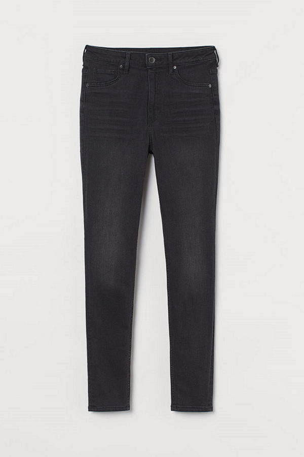 H&M Curvy High Waist Jeggings svart