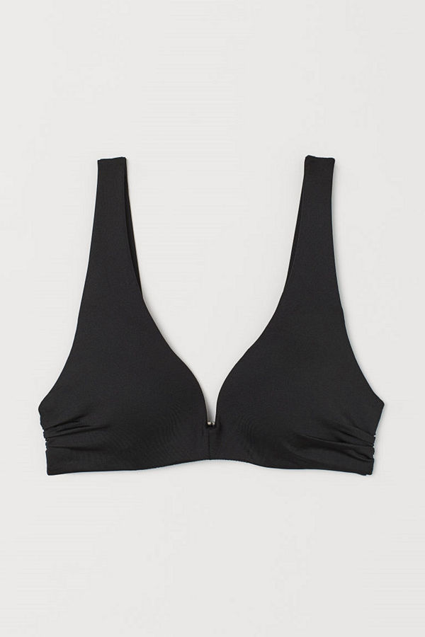 H&M Push up bikini-bh svart