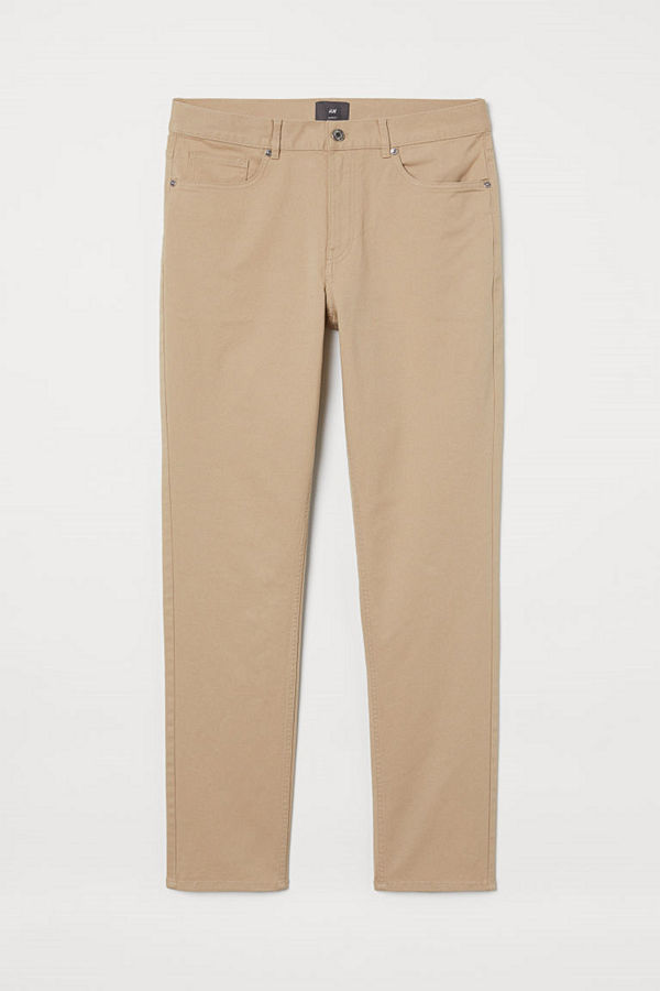 H&M Twillbyxa Slim Fit beige
