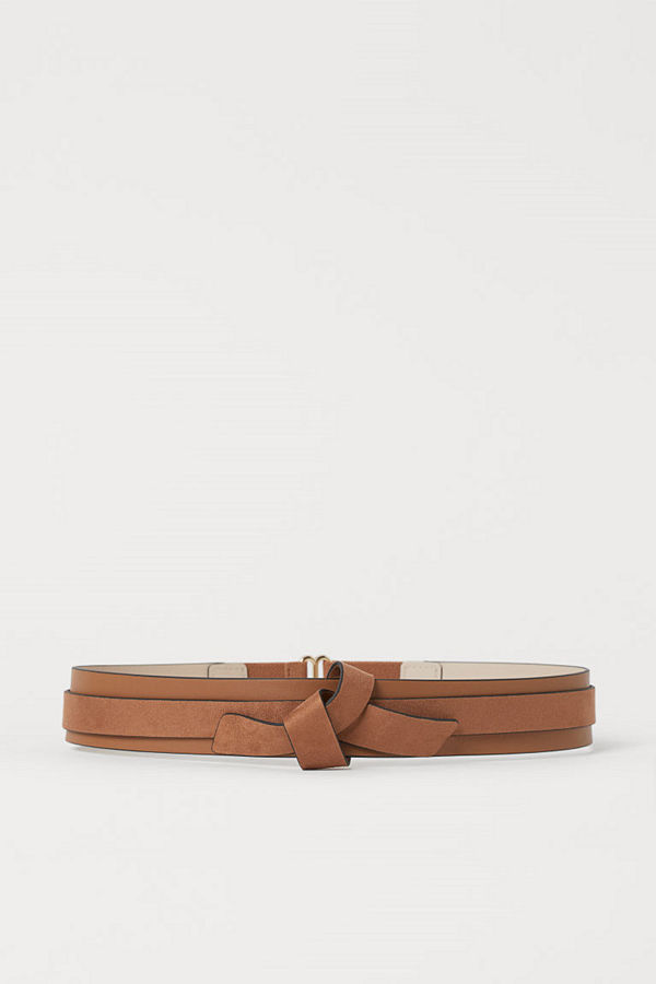 H&M Midjeskärp med knut orange