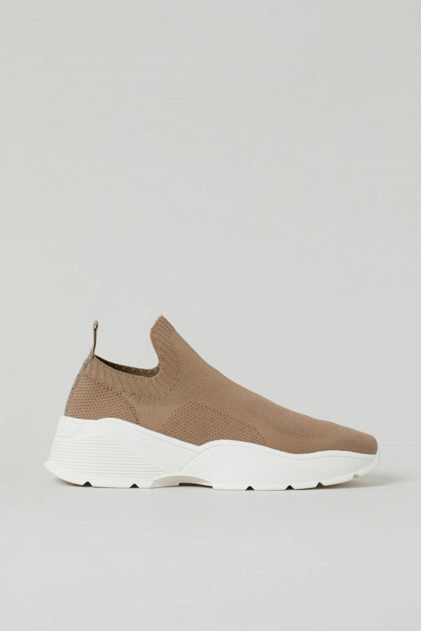 H&M Formstickade sneakers beige