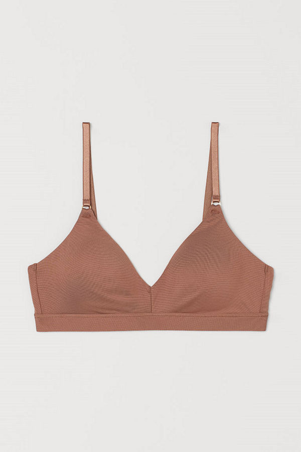 H&M Vadderad bh i modal beige