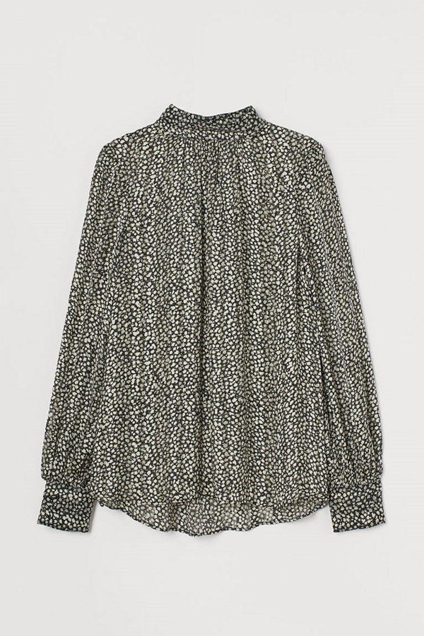 H&M Vid blus beige