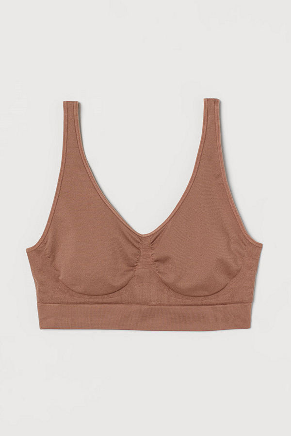 H&M Seamless vadderad bh beige