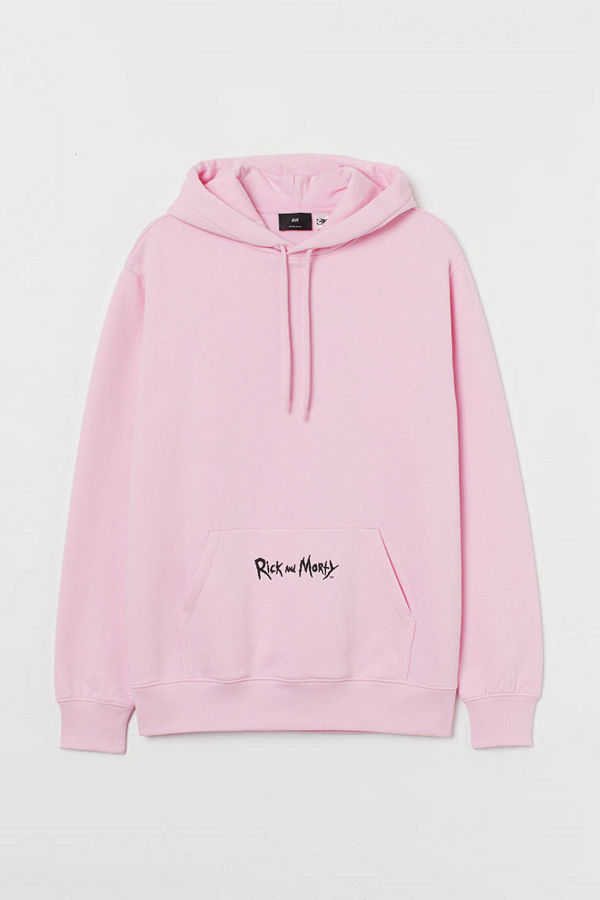 H&M Huvtröja Regular Fit rosa