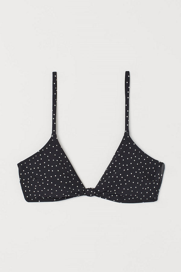 H&M Vadderad bikini-bh svart