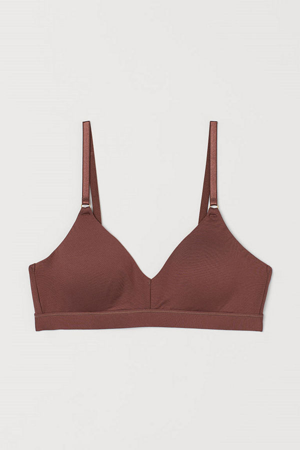 H&M Vadderad bh i modal beige