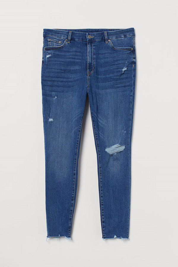 H&M H & M+ Embrace Shape Ankle Jeans blå