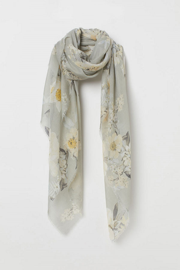 H&M Skir scarf grön