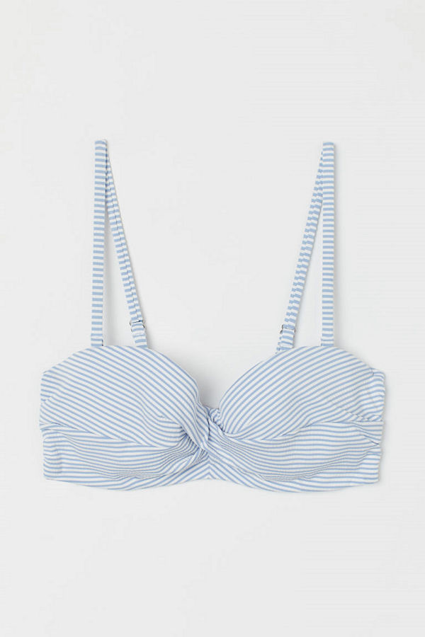 H&M Balconettebikini-bh blå