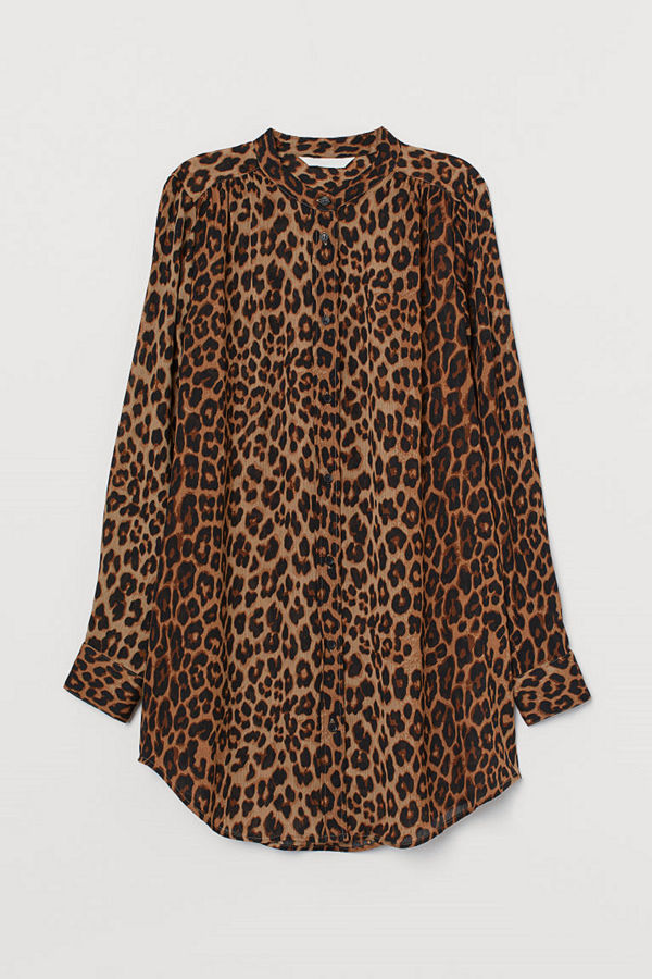 H&M Chiffongblus beige