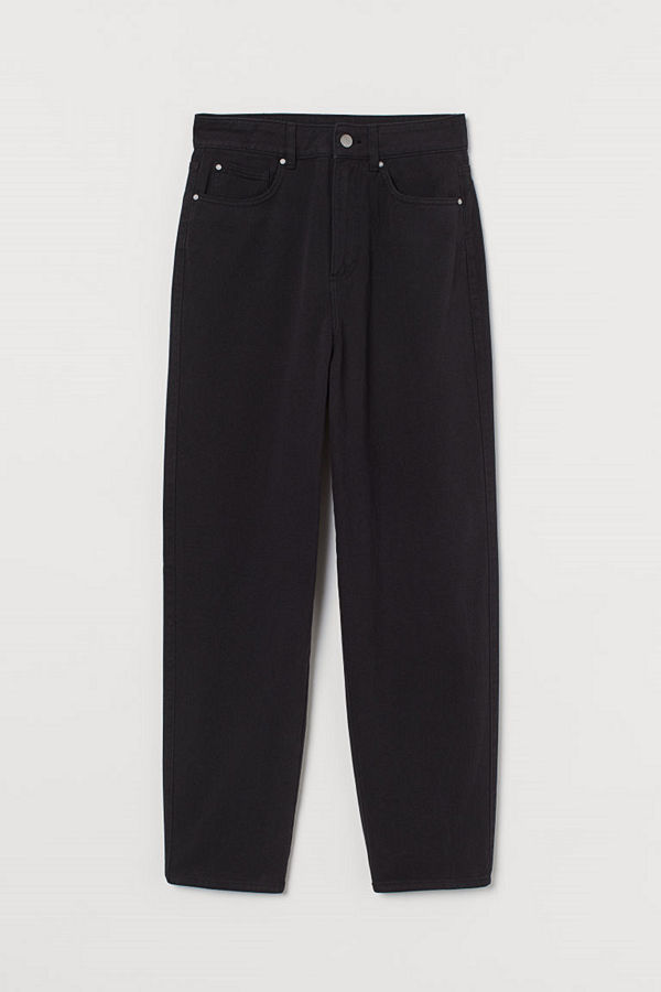 H&M byxor Ankellång twillbyxa svart