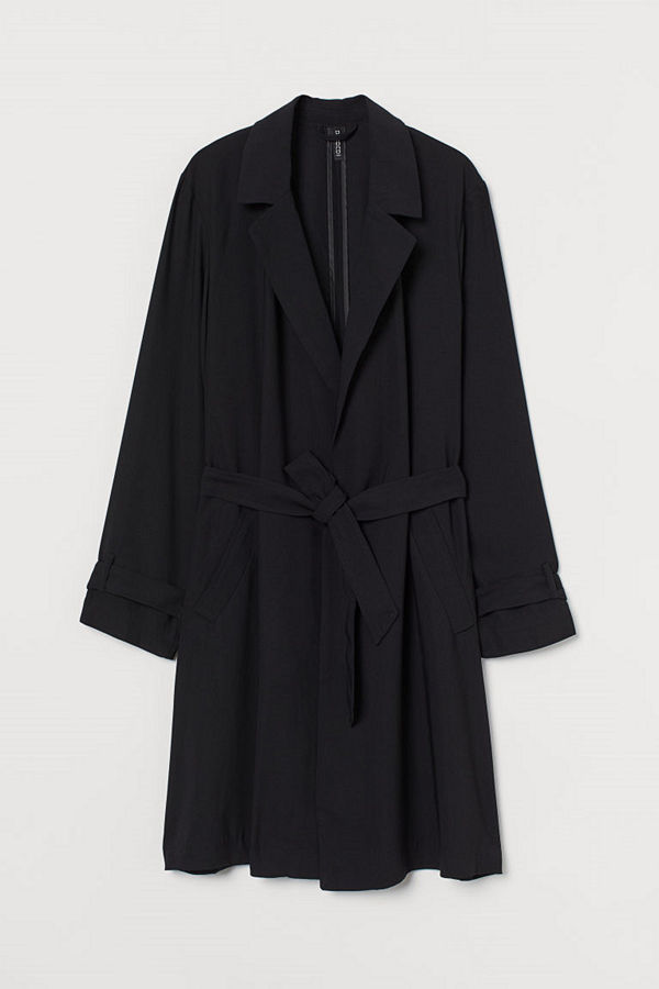H&M Lätt kappa svart