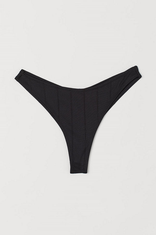 H&M Bikinitrosa brazilian svart