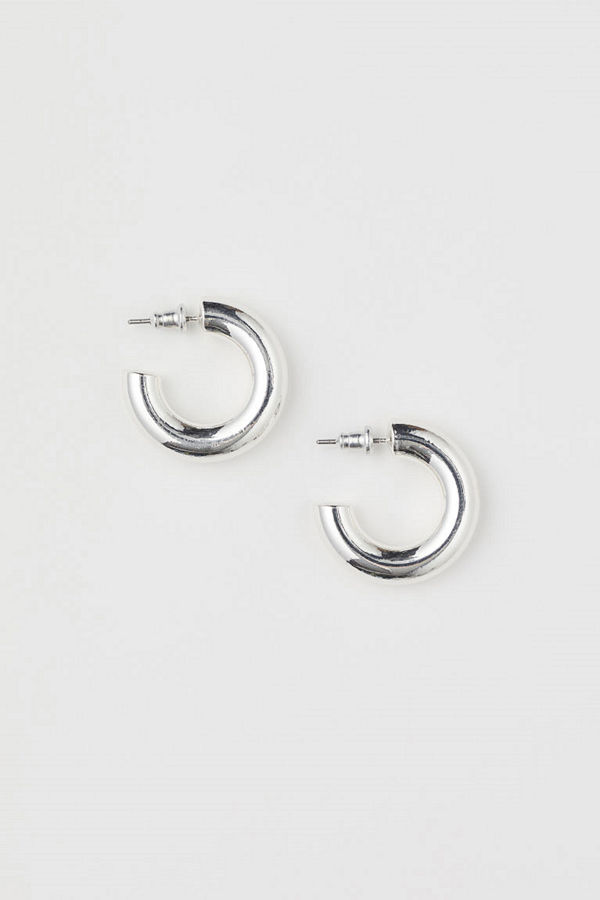 H&M Runda örhängen silver